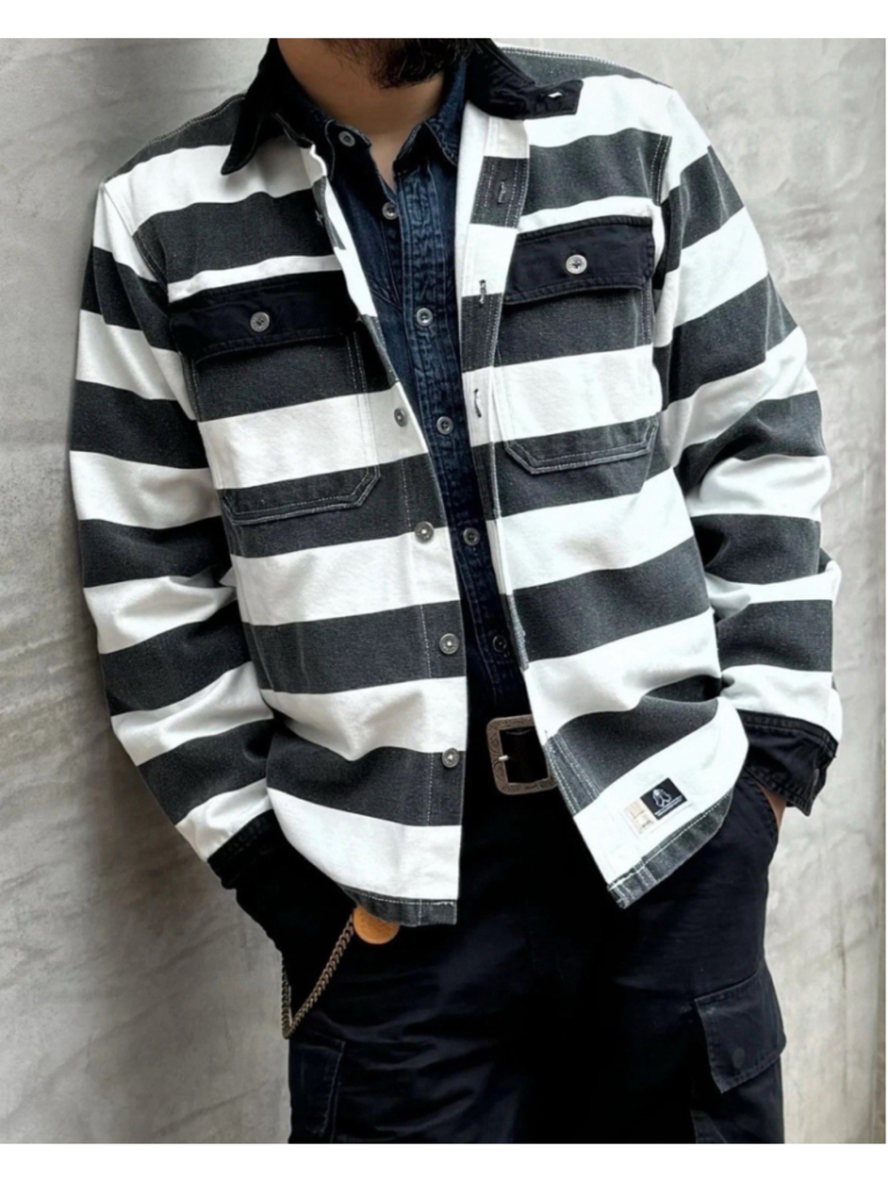 GENERATION II · 1960'S TOUGH RUGGED」 CANVAS JACKET NTTITUDOO Sz 5 Chest 48